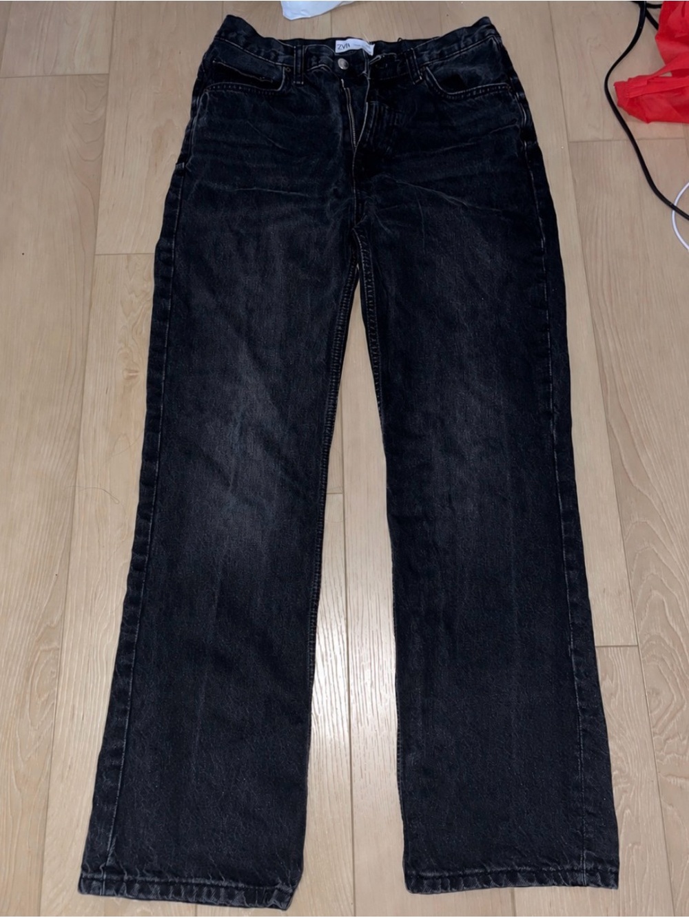 Zara Black High-Rise Jeans